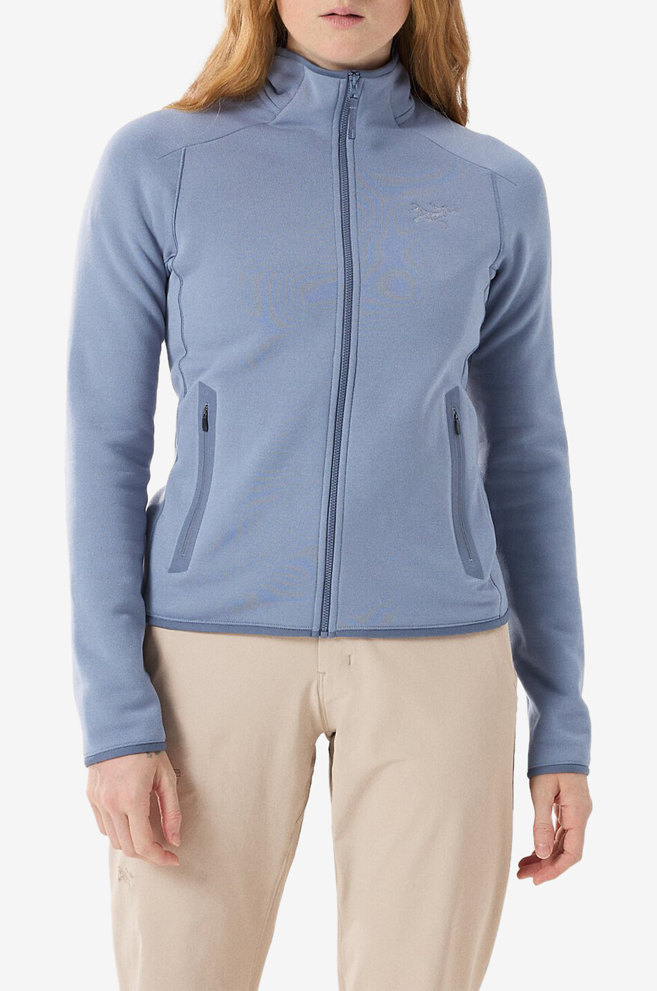 Veste polaire ajustée à col montant Kyanite