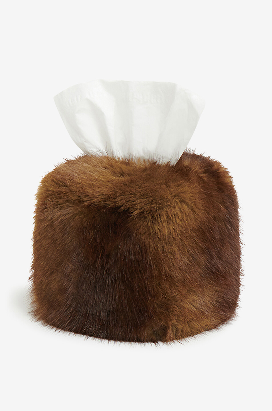 Housse de boîte à mouchoirs en peluche Davey