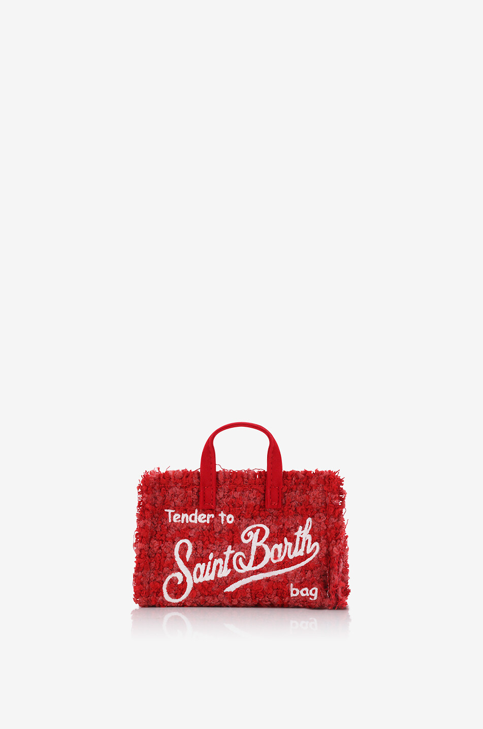 MC2 SAINT BARTH Smartphone-Tasche aus Tweed Phonebag Damen ROT 1