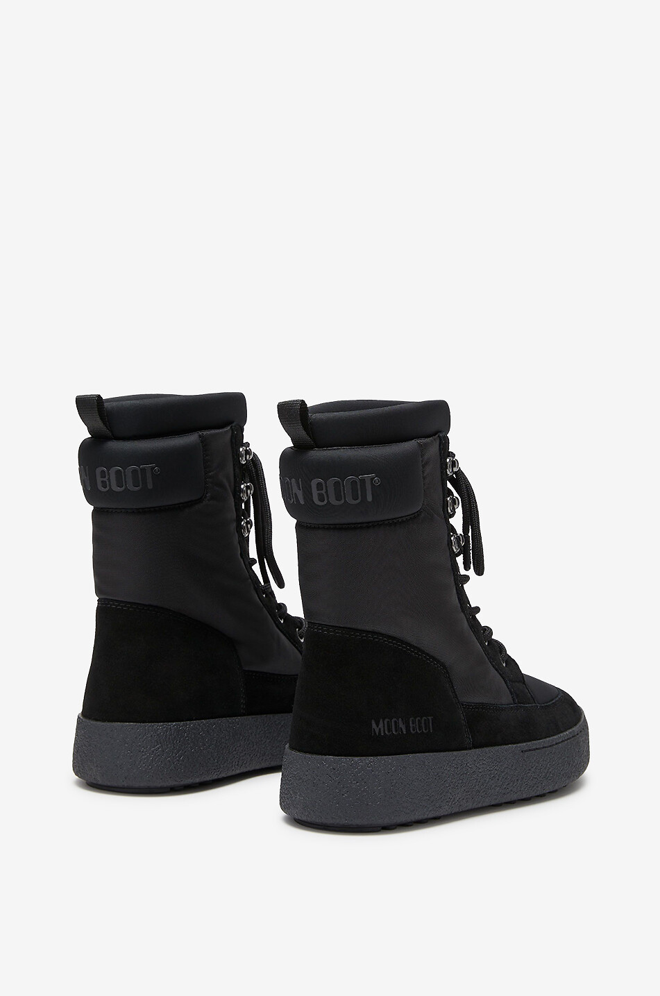 MOON BOOT Ltrack lace-up snow boots Women BLACK 2