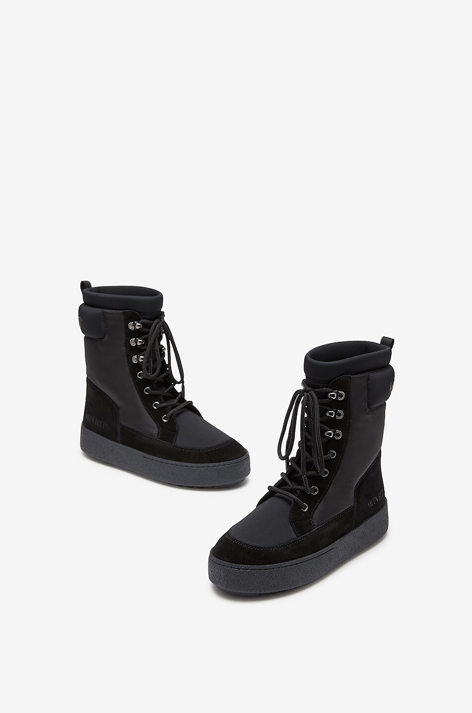 MOON BOOT Ltrack lace-up snow boots Women BLACK 3