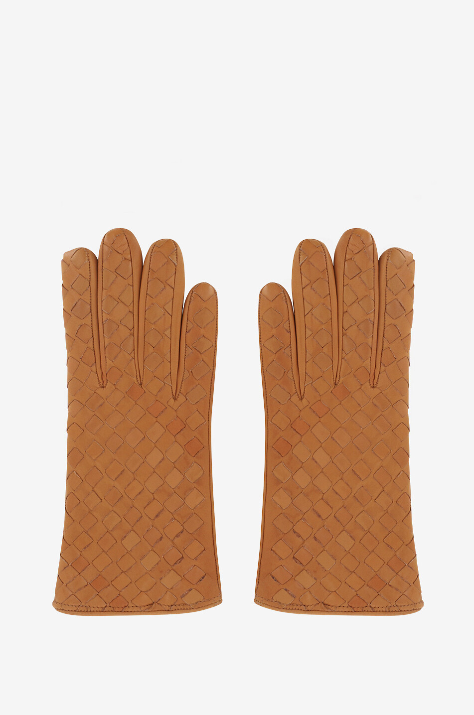 SERMONETA GLOVES Handschuhe aus gewebtem Wildleder Damen ORANGE 1