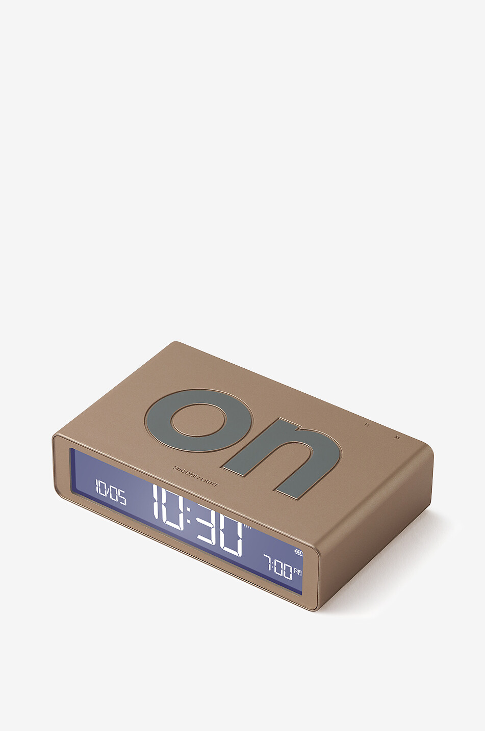 COMPUTERWORKS Lexon Flip Classic reversible alarm clock Home GOLDEN 2