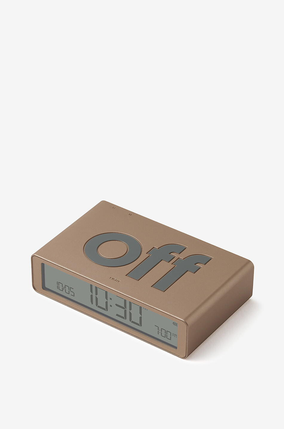 COMPUTERWORKS Lexon Flip Classic reversible alarm clock Home GOLDEN 8