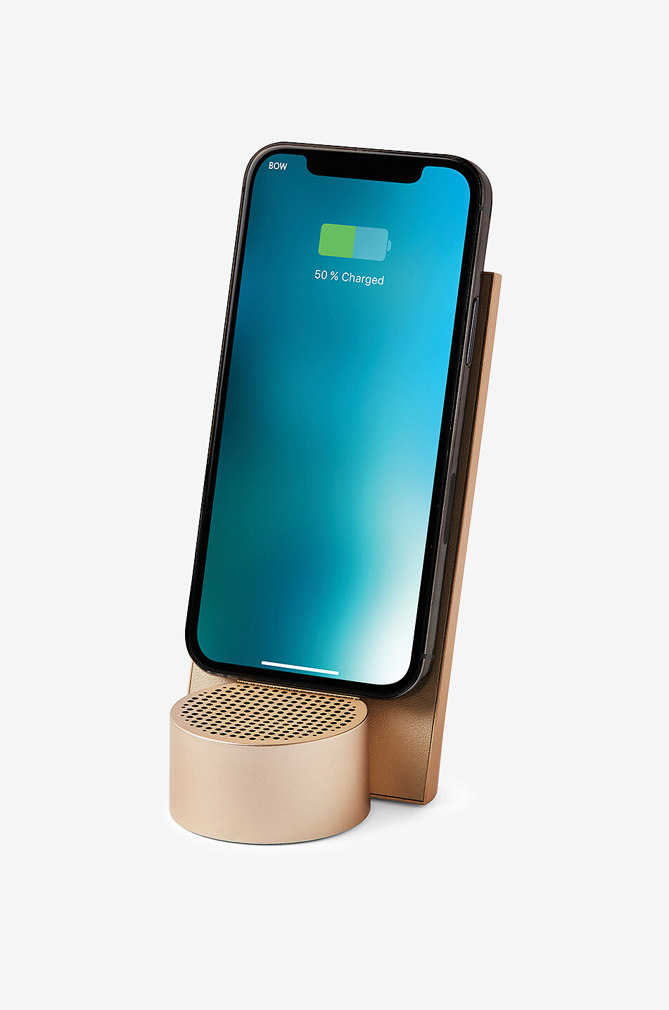 COMPUTERWORKS Kabelloses Ladegerät mit Bluetooth-Lautsprecher Lexon City Energy Pro Haus GOLDEN 2