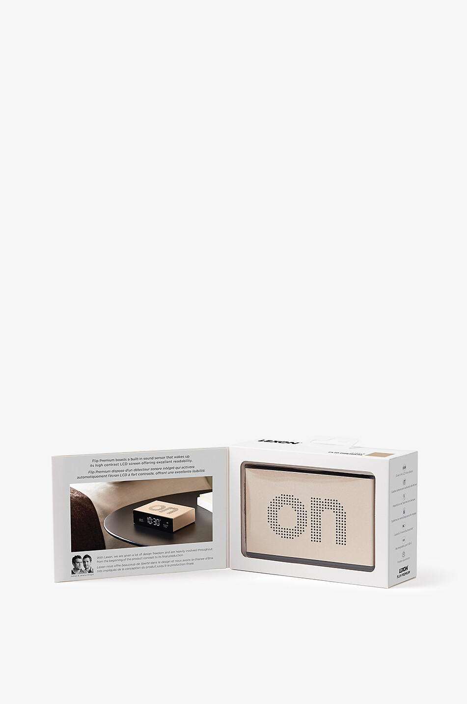 COMPUTERWORKS Lexon Flip Premium reversible alarm clock Home GOLDEN 4