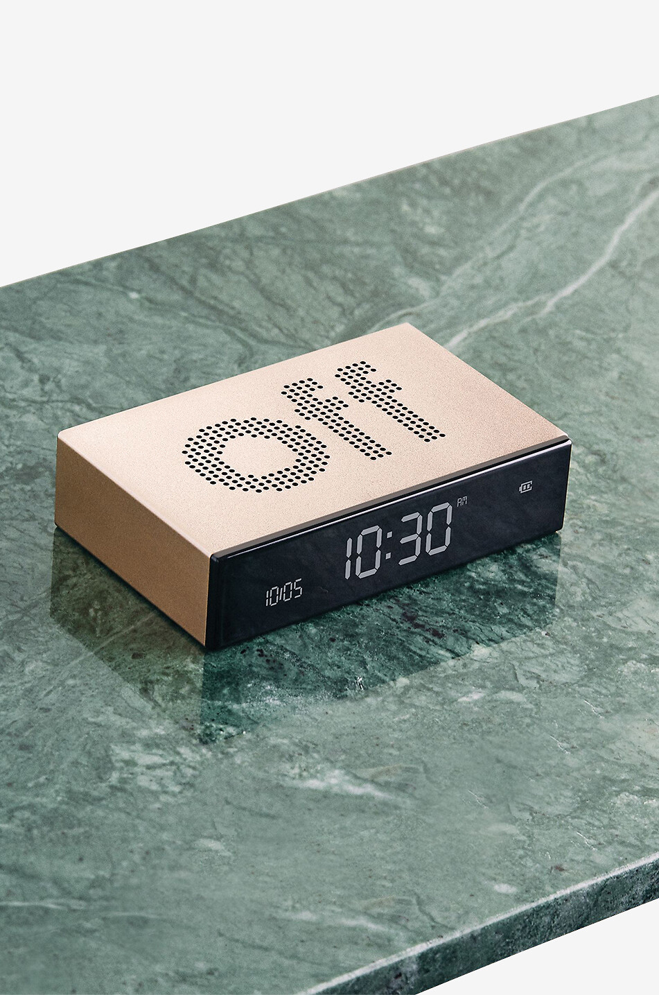 COMPUTERWORKS Lexon Flip Premium reversible alarm clock Home GOLDEN 3