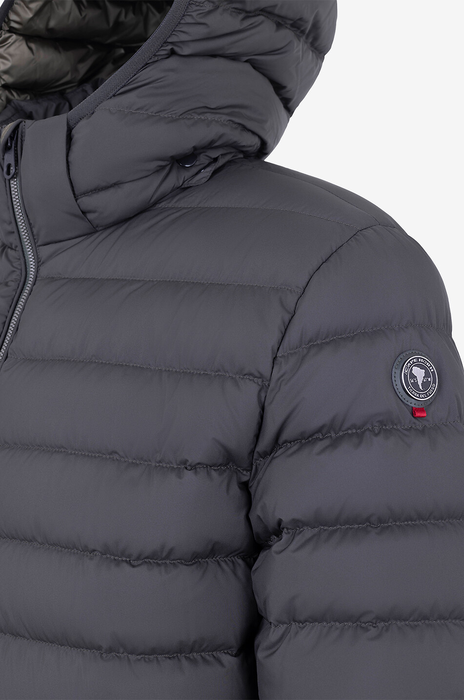 CAPE HORN Leichte Daunenjacke mit Kapuze Matt Clipper Herren DUNKELGRÜN 3