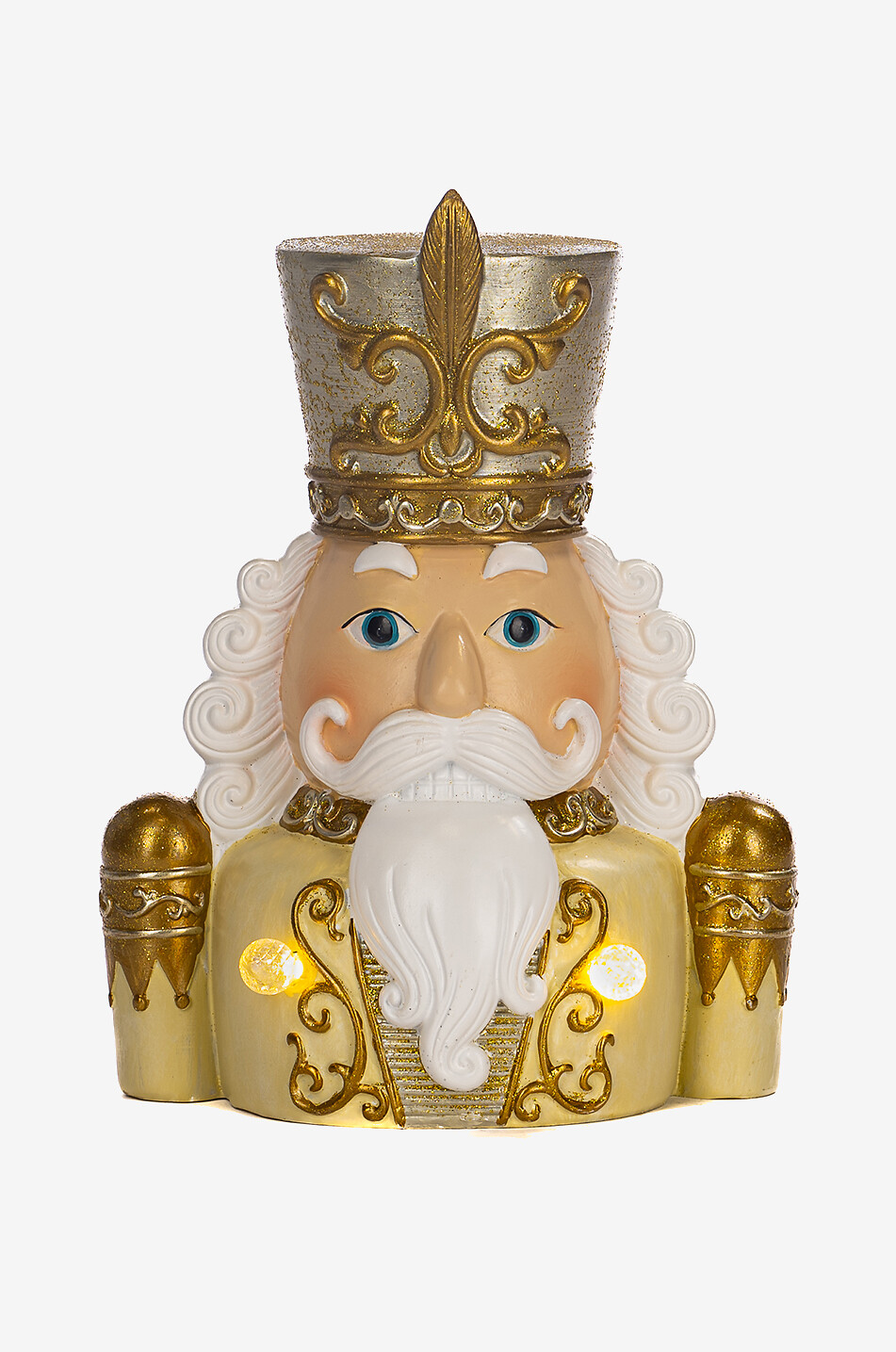 Illuminated decorative nutcracker