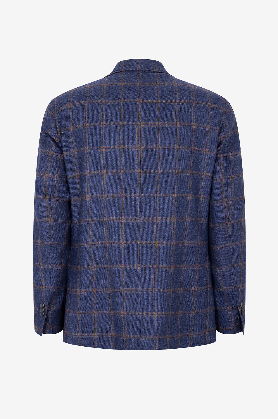 Blazer en laine d'alpaga et cachemire à carreaux Leuca