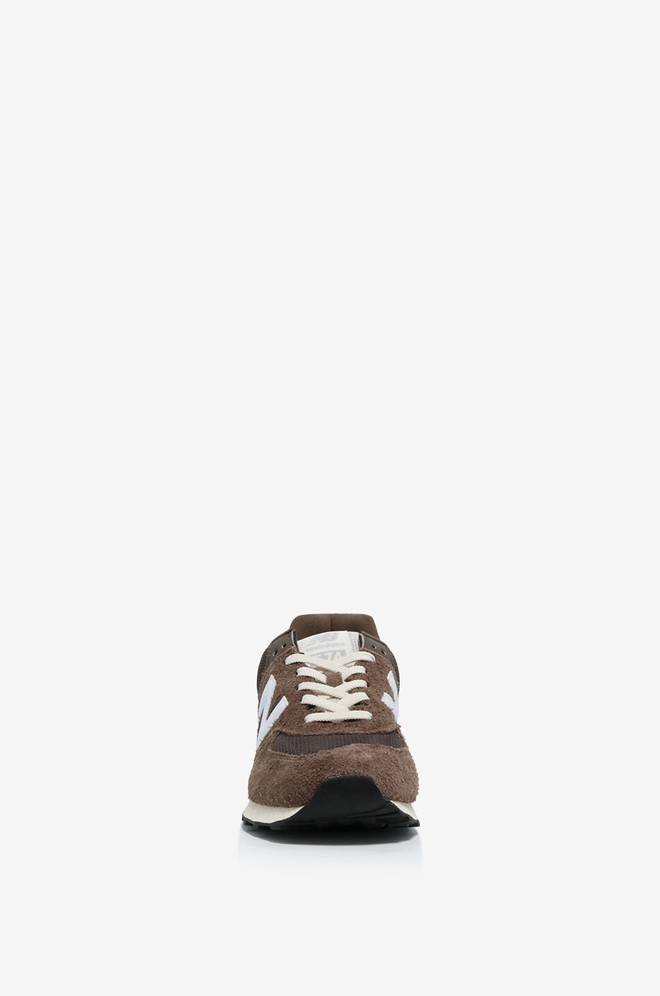NEW BALANCE 574 lace-up low-top sneakers Men BROWN 2