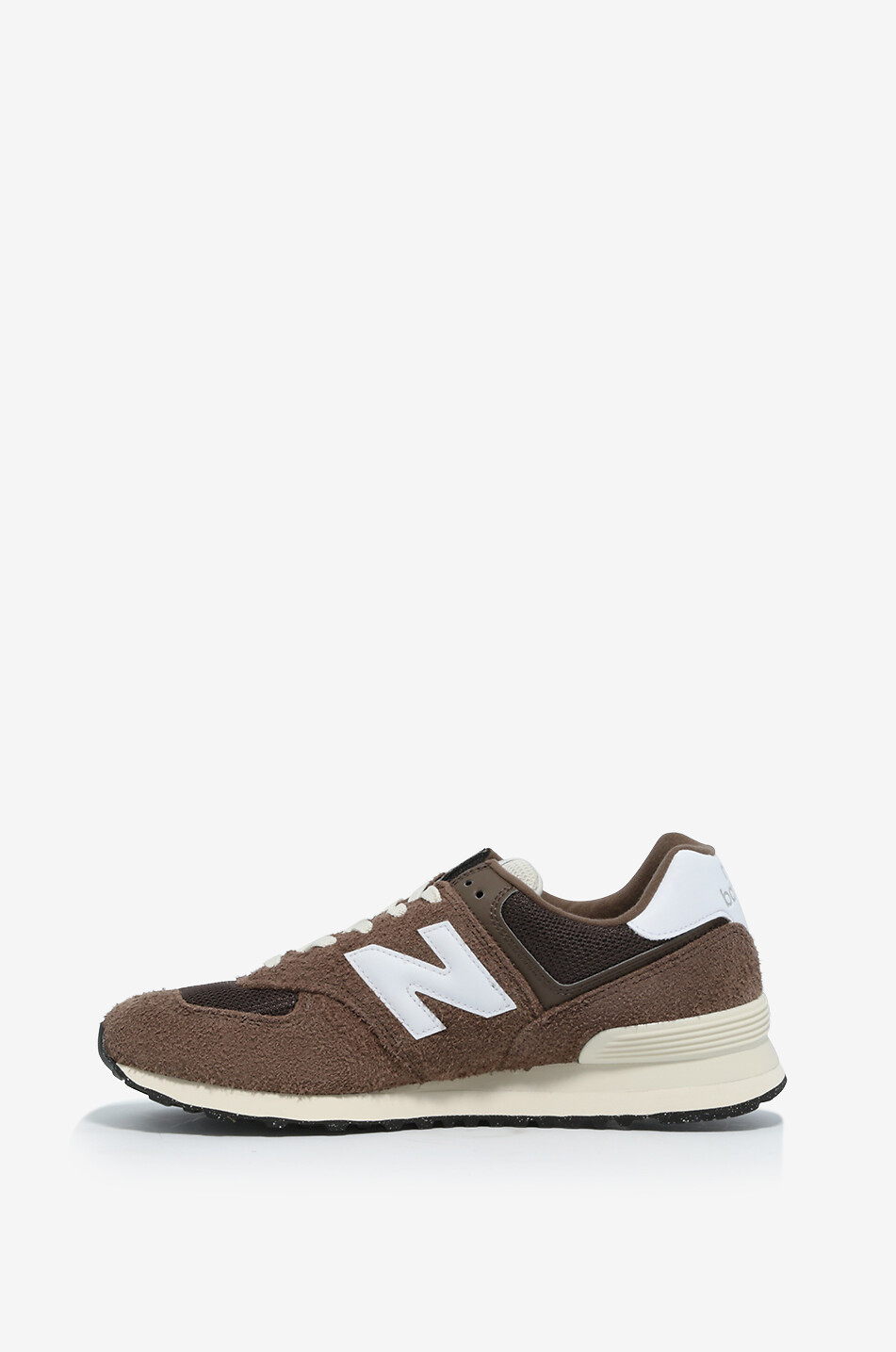 NEW BALANCE 574 lace-up low-top sneakers Men BROWN 3