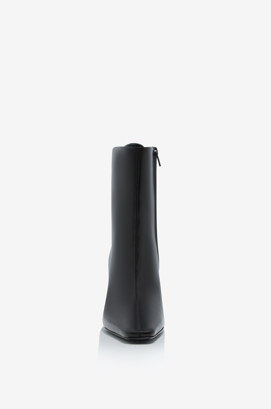 SAINT LAURENT PARIS Absatzstiefeletten aus Nappaleder mit quadratischen Zehen Jill 75 Damen SCHWARZ 2