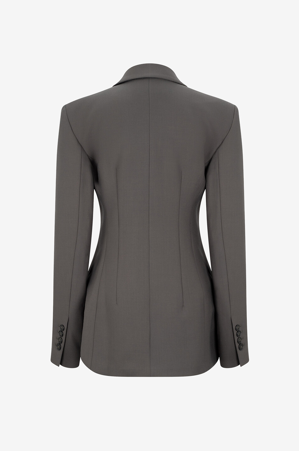 THE FRANKIE SHOP Morrison virgin wool blazer Women KHAKI 2