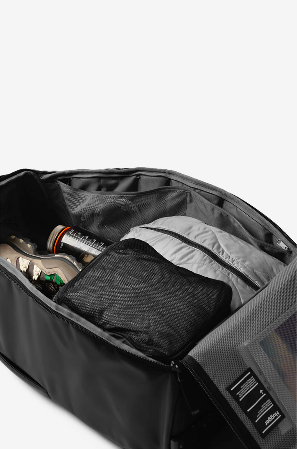 DOUCHEBAG Hugger Roller Bag Check-in 60L travel bag on wheels Unisex BLACK 4