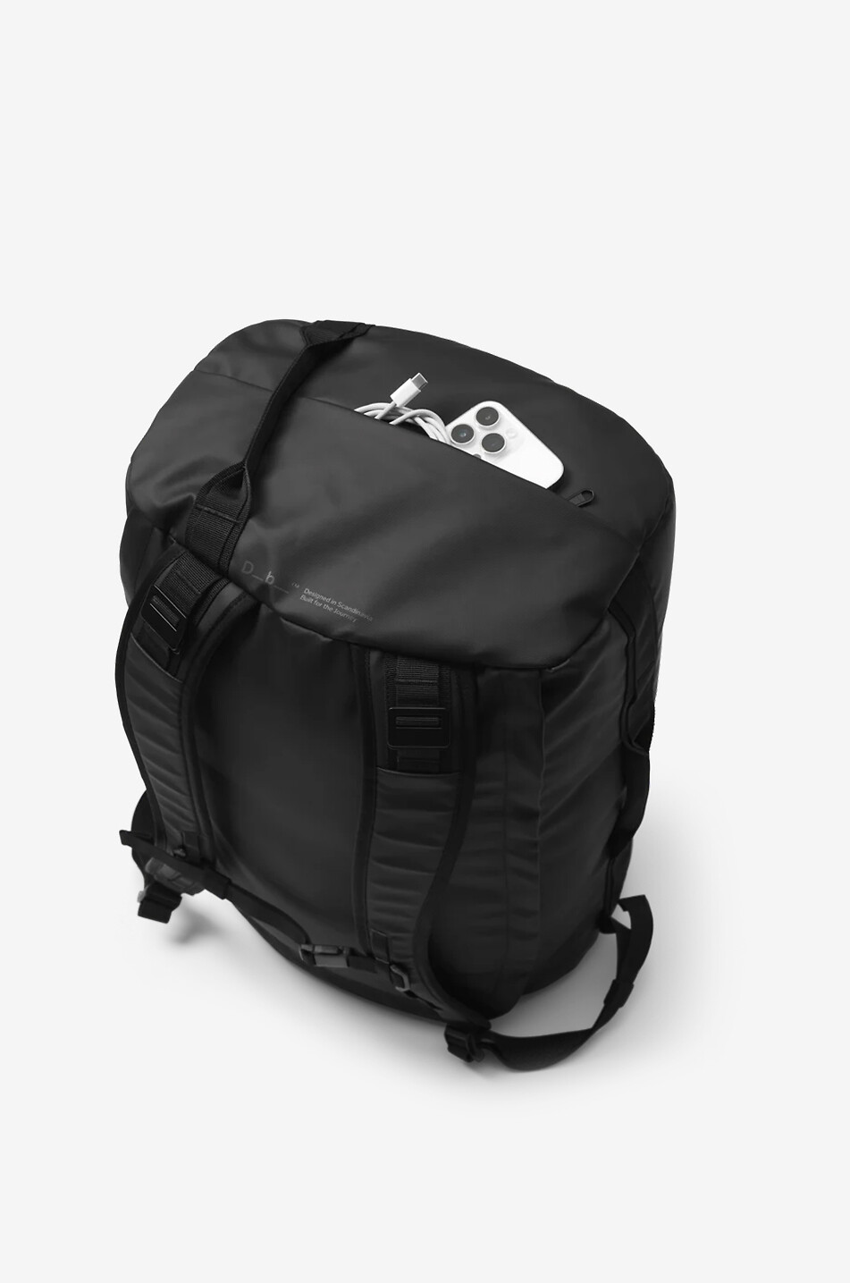 DOUCHEBAG Gesteppter Rucksack Roamer Duffel 40L Unisex SCHWARZ 3