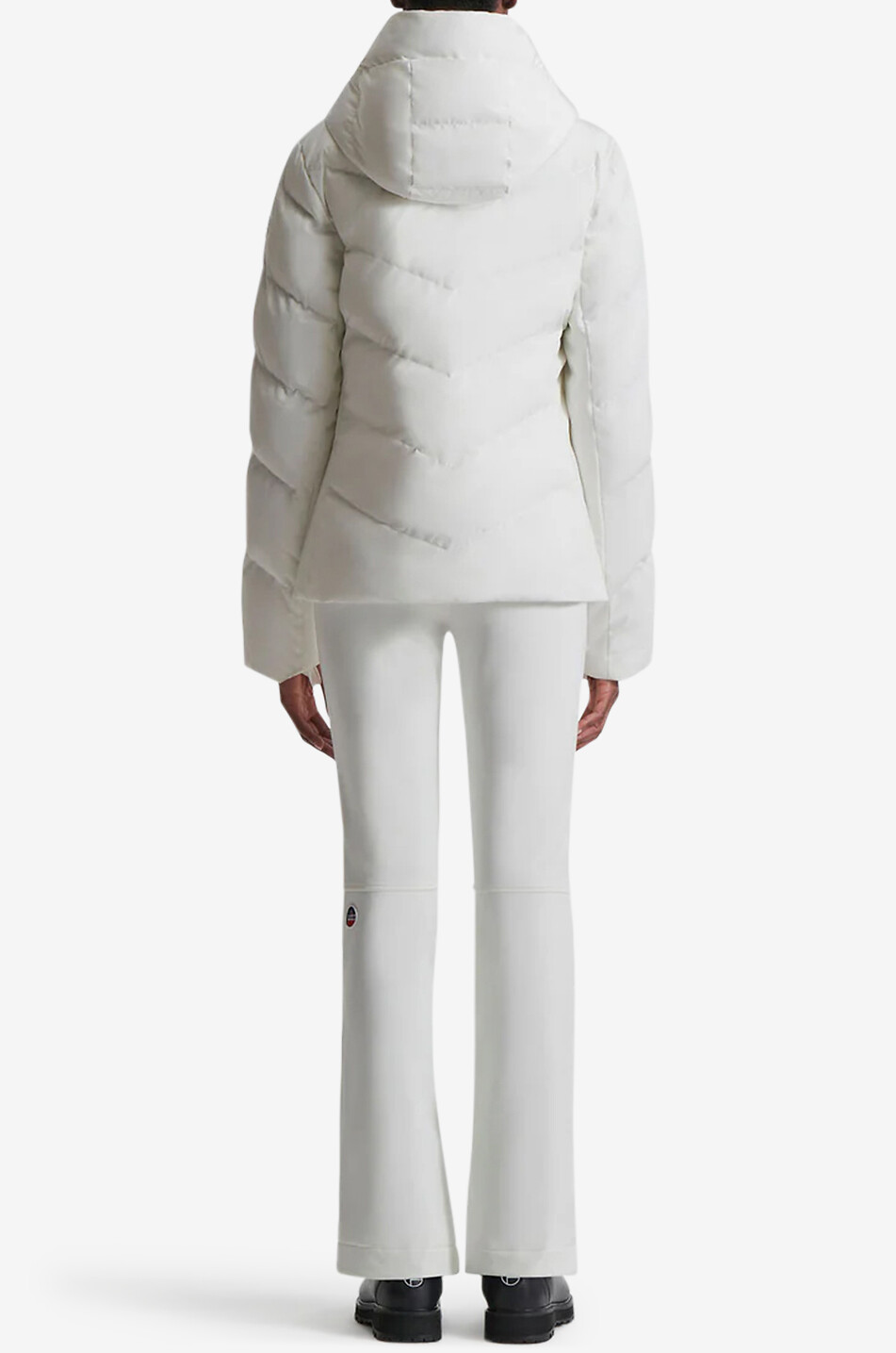 FUSALP Delphine II cinched quilted ski jacket Women WHITE 2