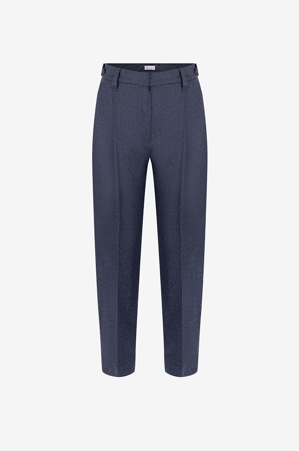 Pantalon à pinces en flanelle de laine Baggy Sartorial