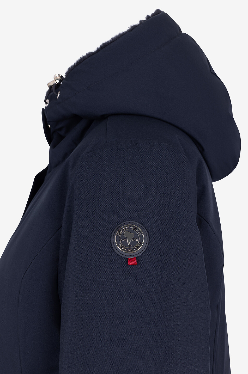 CAPE HORN Parka cintrée à capuche garnie de duvet Yamana Femme NOIR 3