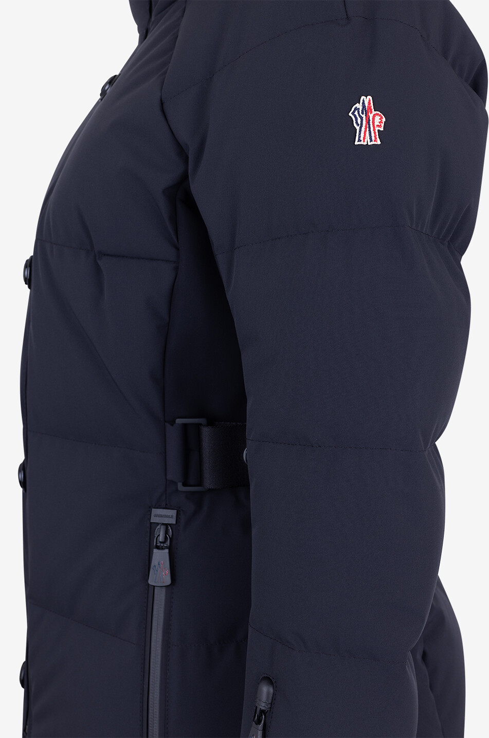 MONCLER GRENOBLE Guyane cinched ski down jacket Women BLACK 3
