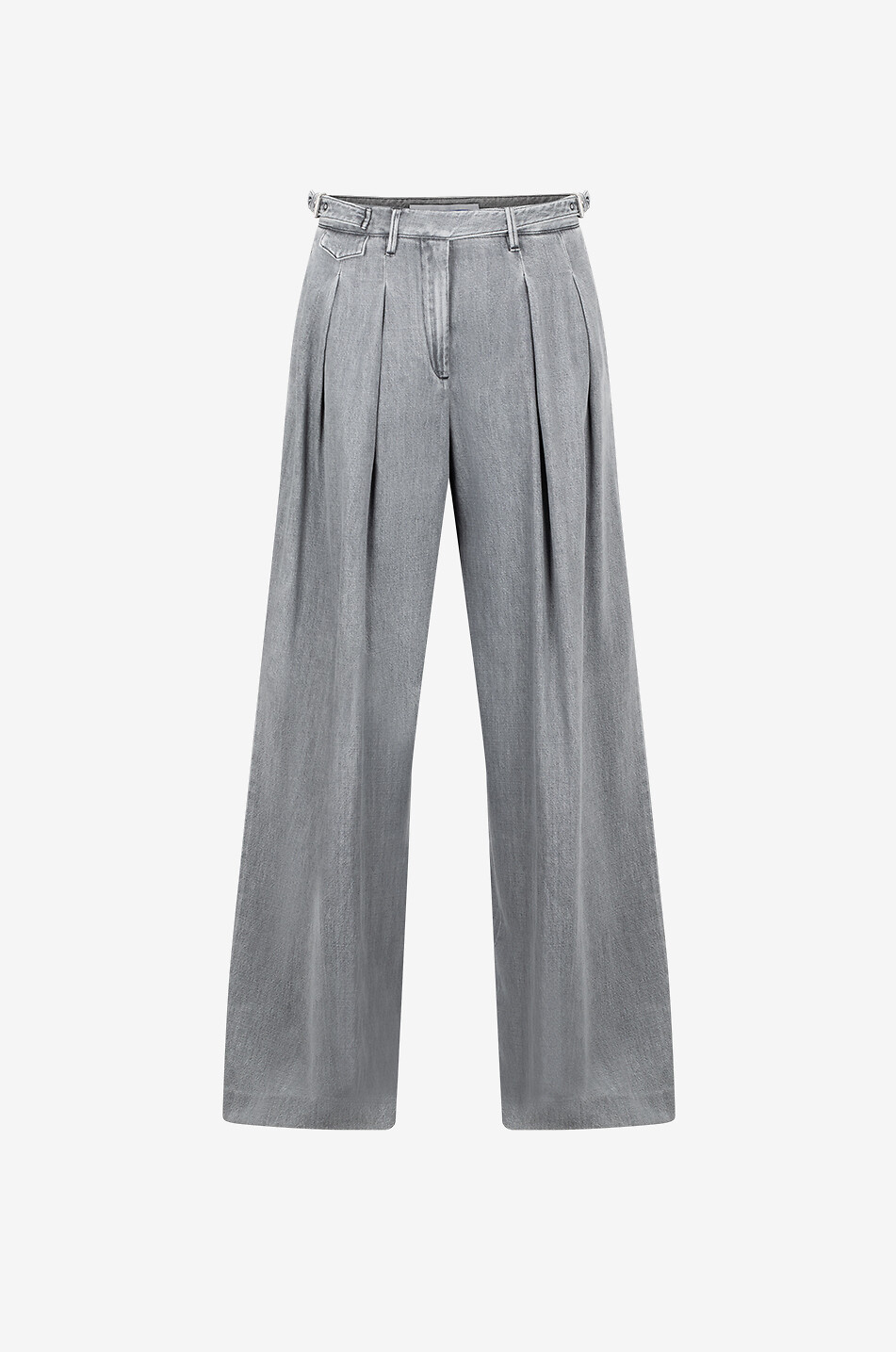 Jean large en lyocell et coton Anne