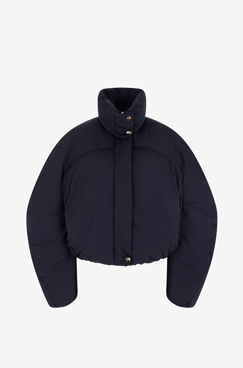 JACQUEMUS La Doudoune Courte Caraco short voluminous down jacket Women BLACK 1