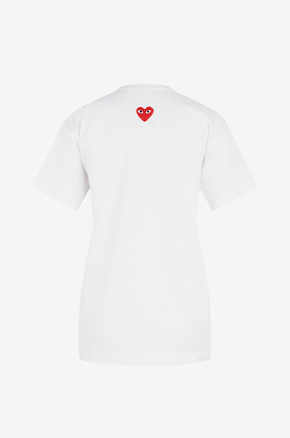 COMME DES GARCONS PLAY Red Heart cotton short-sleeved T-shirt Women WHITE 2