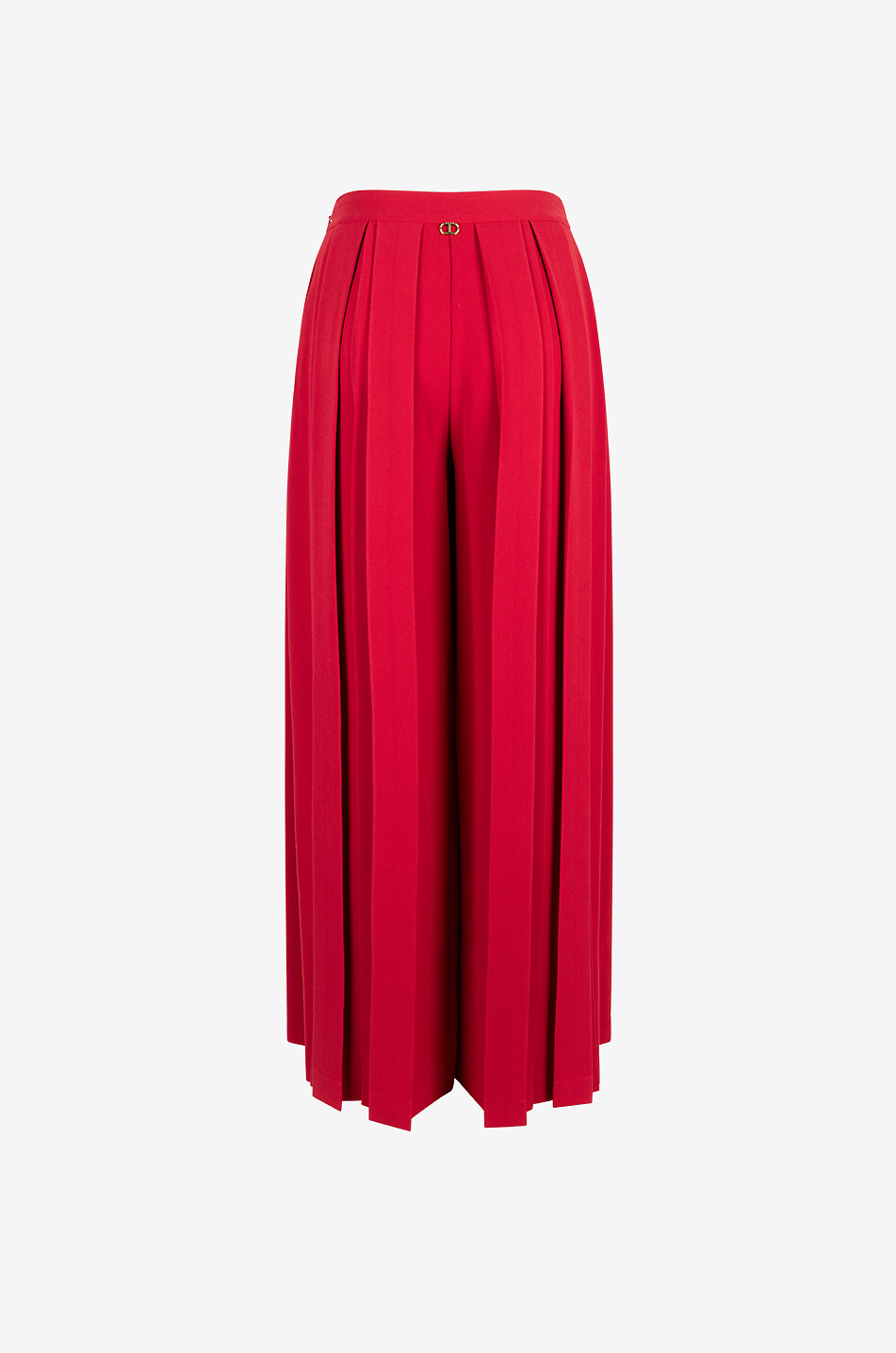 Pantalon large plissée