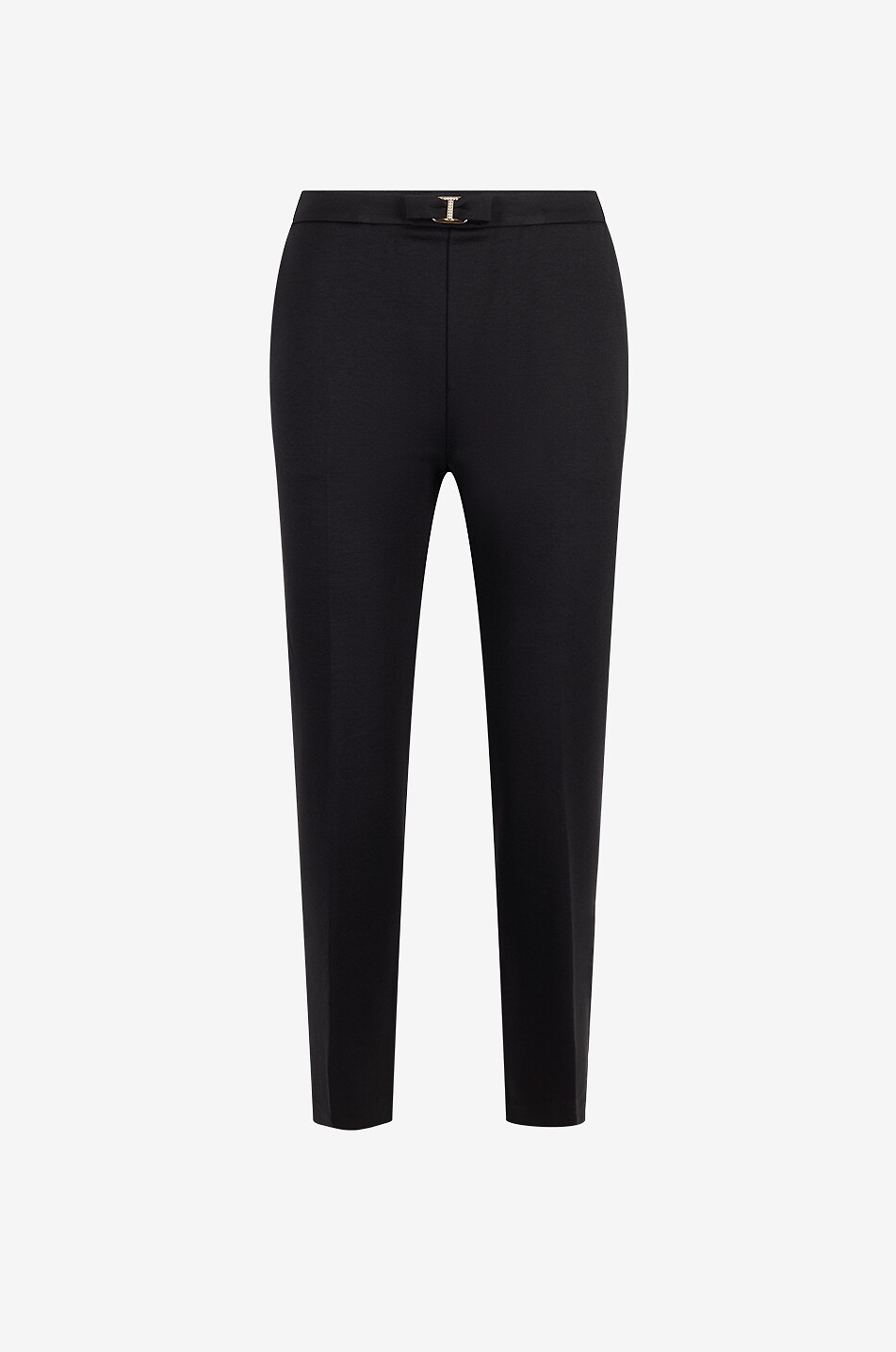 Pantalon droit en viscose