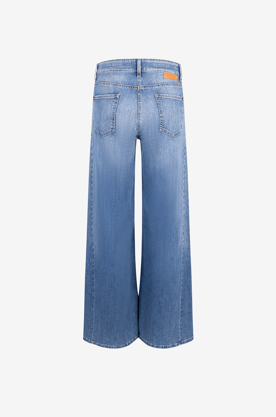 CAMBIO Jeans mit weitem Bein aus Baumwolle Palazzo Damen BLAU 2