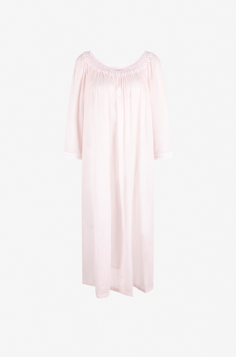 Chemise de nuit longue en coton Sissi