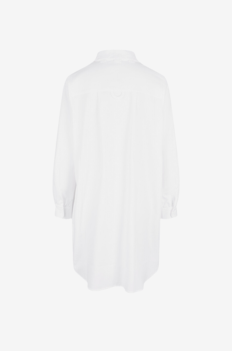 CELESTINE Nachthemd aus Flanell Vienna Damen WEISS 2