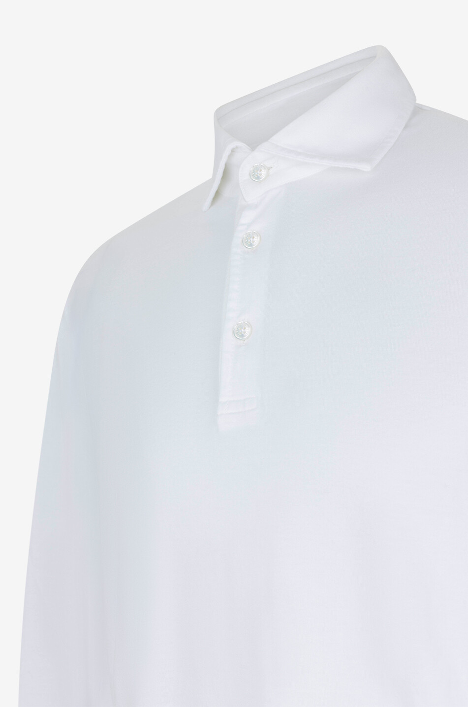 Polo à manches longues en coton Zero Giza