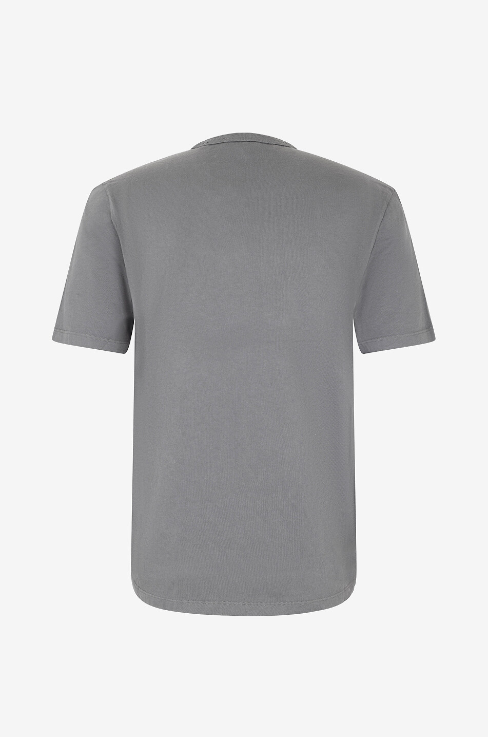 VINCE Garment Dye cotton short-sleeved T-shirt Men MEDIUM GREY 2