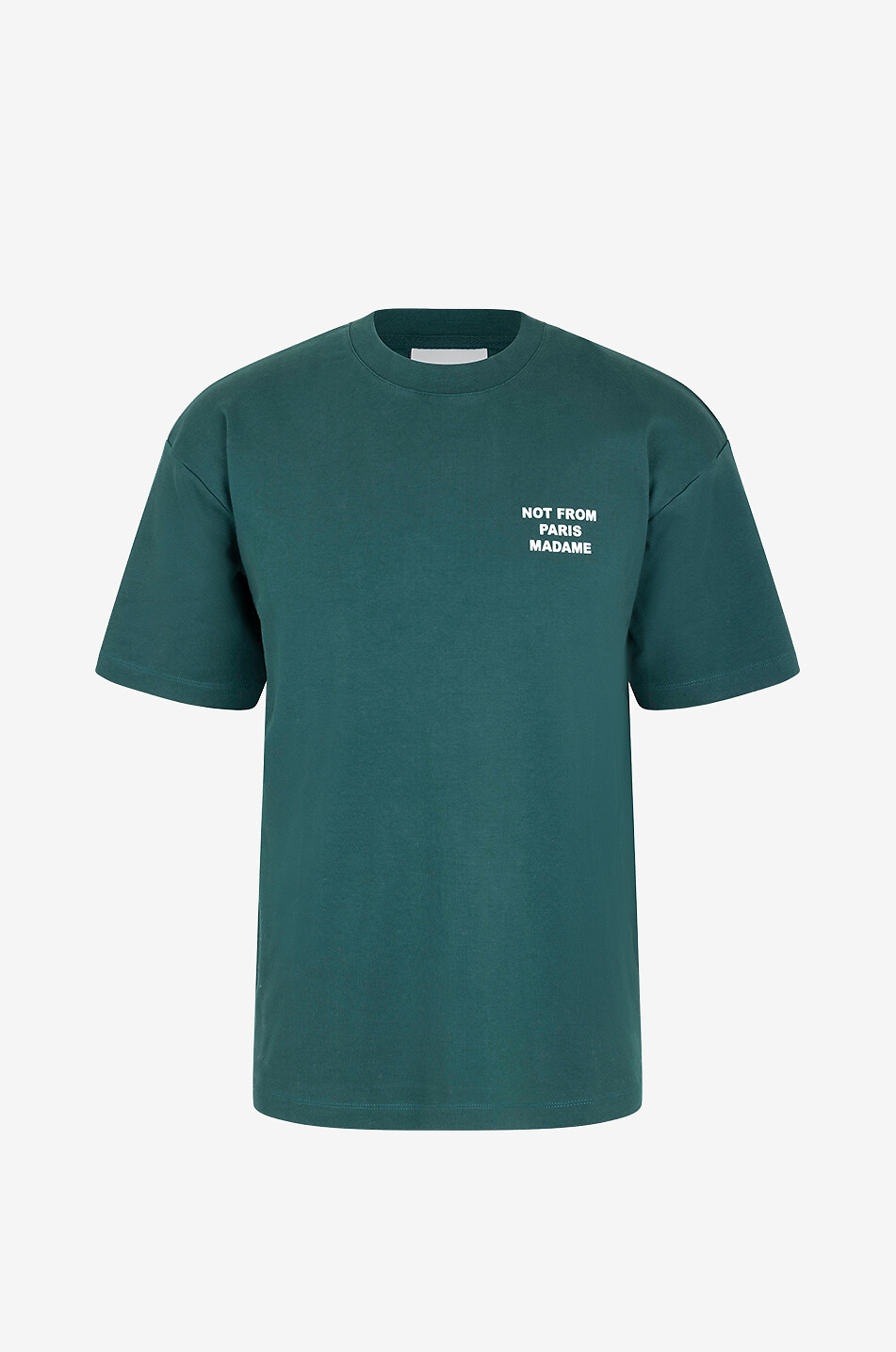 DROLE DE MONSIEUR T-shirt à manches courtes en coton Le T-Shirt Slogan. Homme VERT FONCÉ 1
