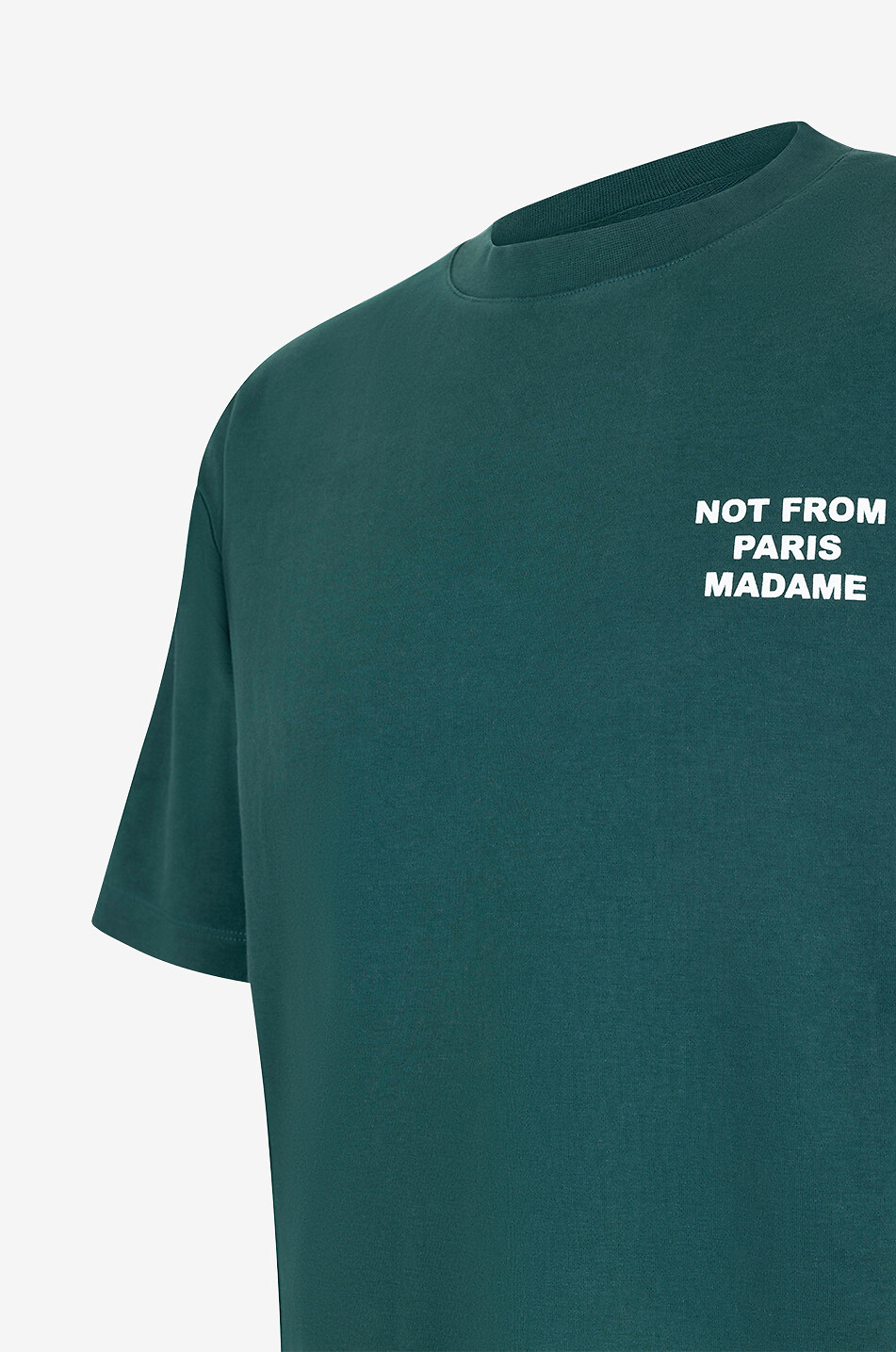 DROLE DE MONSIEUR T-shirt à manches courtes en coton Le T-Shirt Slogan. Homme VERT FONCÉ 3