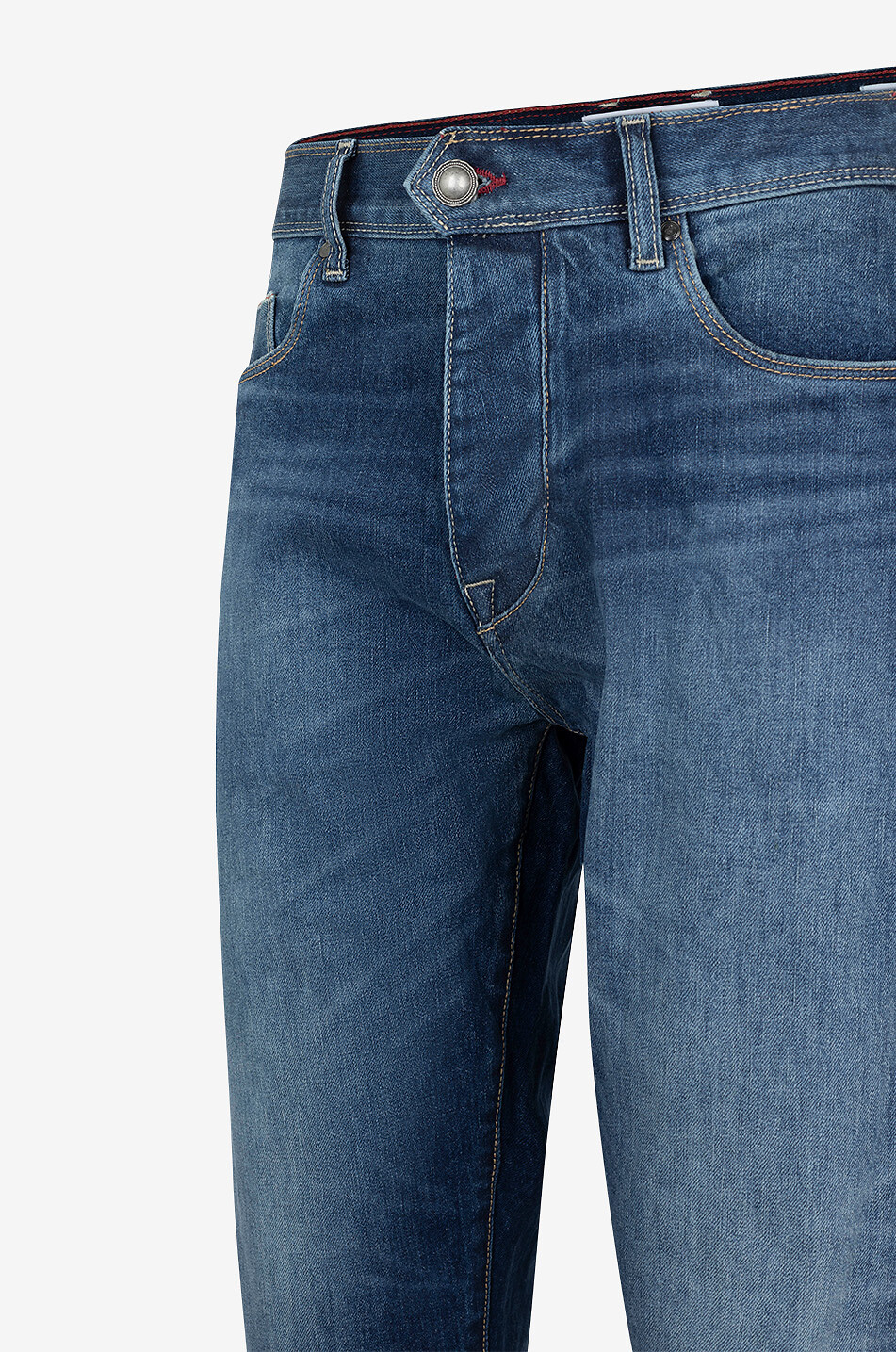 Jean carotte délavé en coton AD 56 Japan Denim