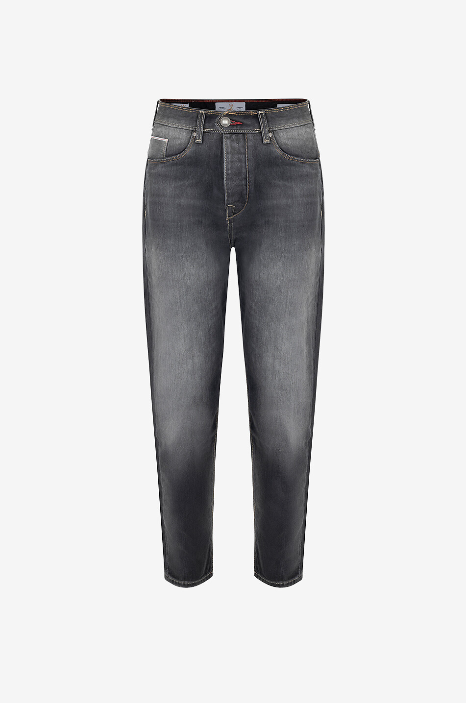 ACE DENIM Ausgewaschene Karottenjeans aus Baumwolle AD 56 Japan Denim Herren GRAU 1