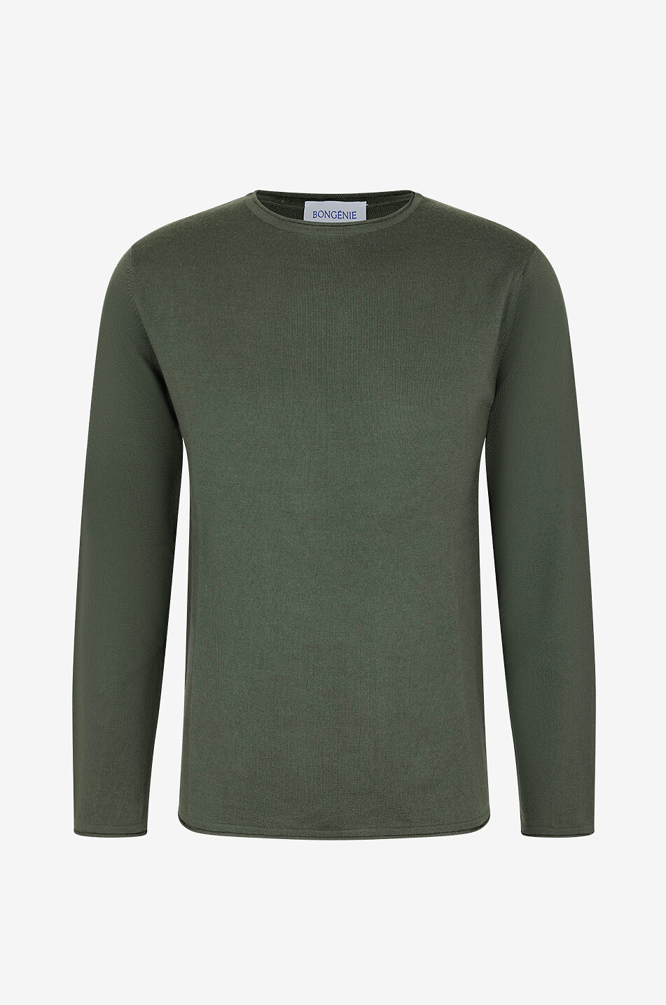 Pullover mit Rundhalsausschnitt aus Wolle