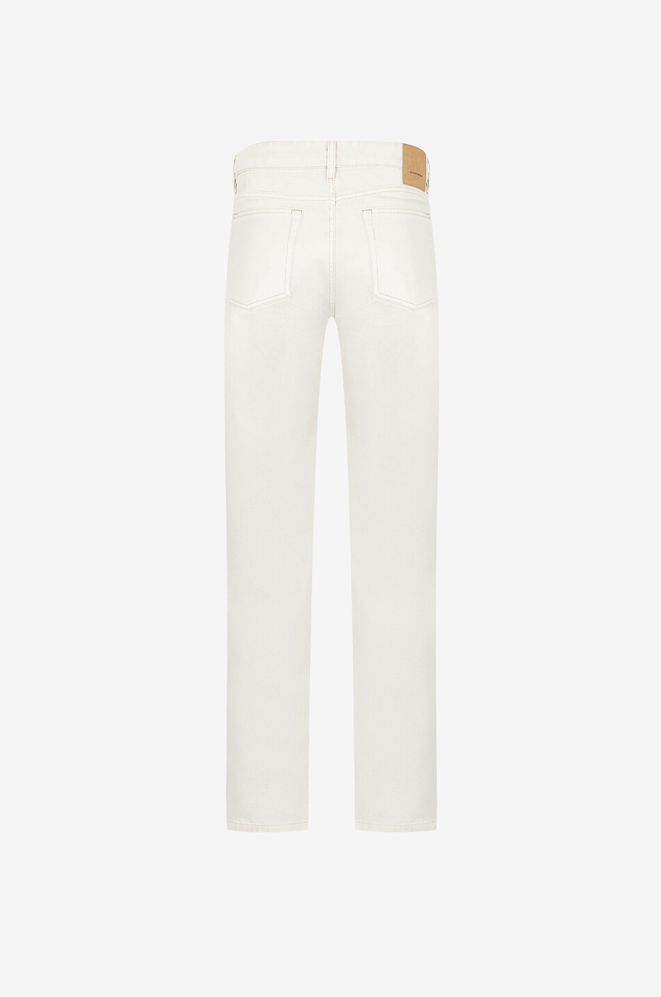 Ausgewaschene Jeans mit geradem Bein aus Baumwolle