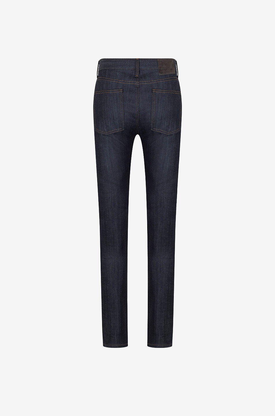 NAKED & FAMOUS DENIM Jean slim brut en coton et cachemire Super Guy Homme BLEU FONCE 2