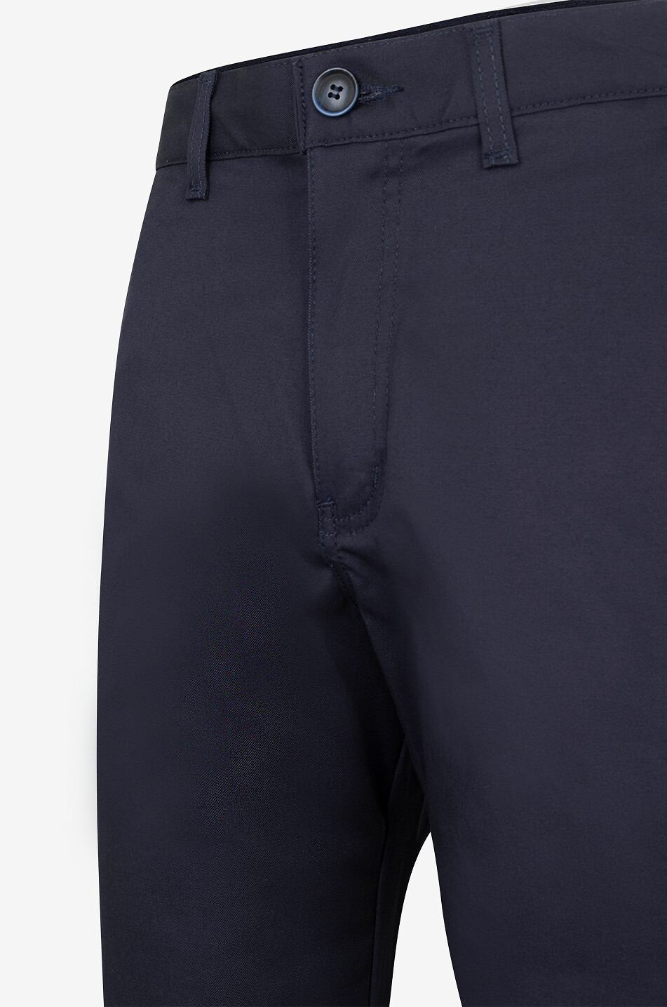 Cotton straight-leg chino trousers