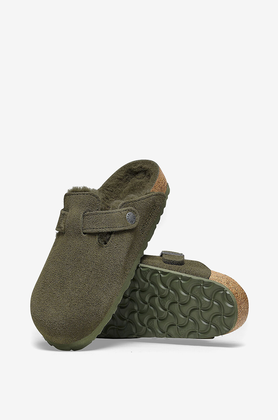 Mules en daim Boston