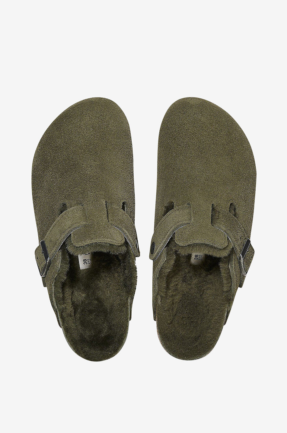 Mules en daim Boston