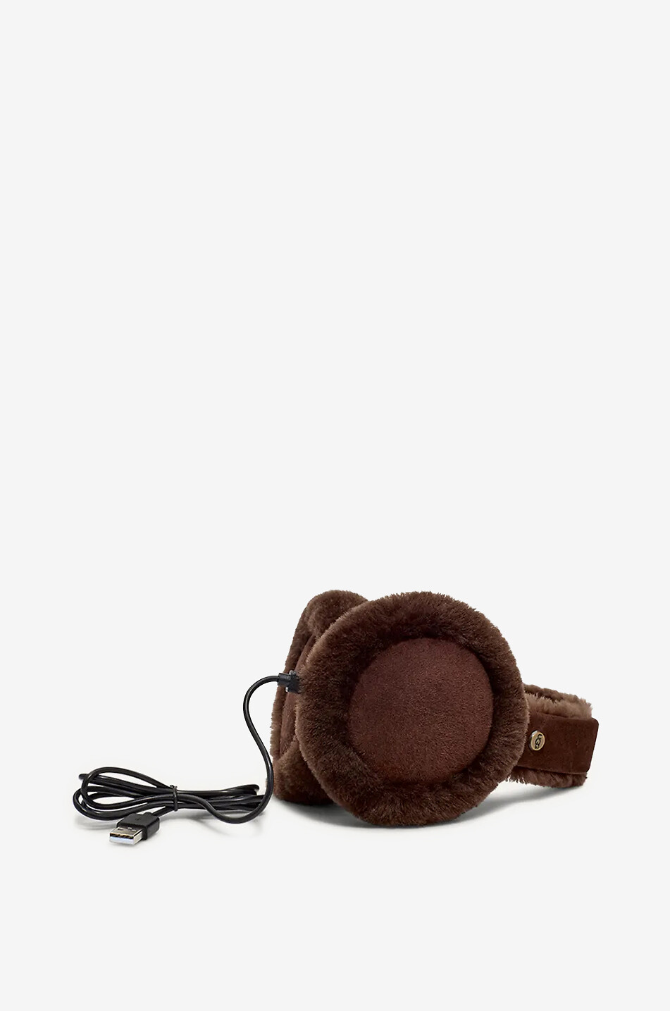 UGG Bluetooth-Ohrenschützer aus Schafspelz Damen DUNKELBRAUN 1