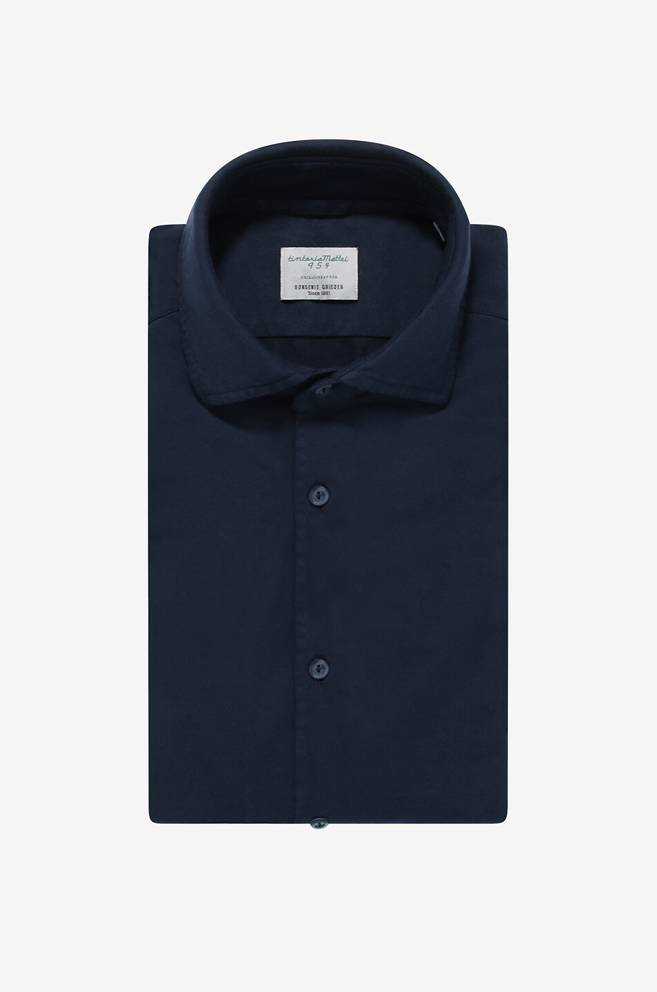 Langärmeliges Hemd aus Baumwolljersey