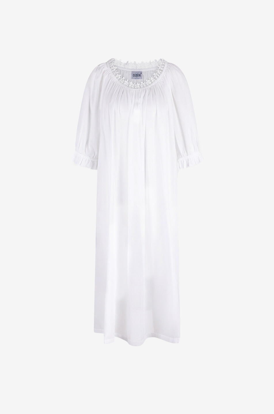 Womens white cotton nightdress hotsell