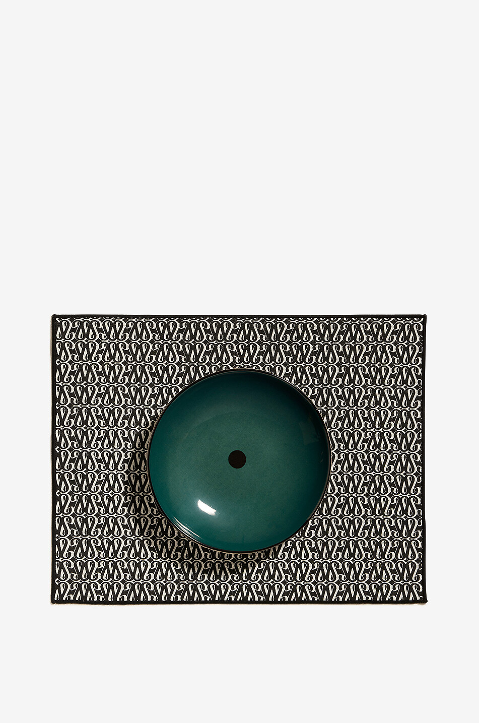 MAISON SARAH LAVOINE Set de table rectangulaire en coton Sarah Maison NOIR 2