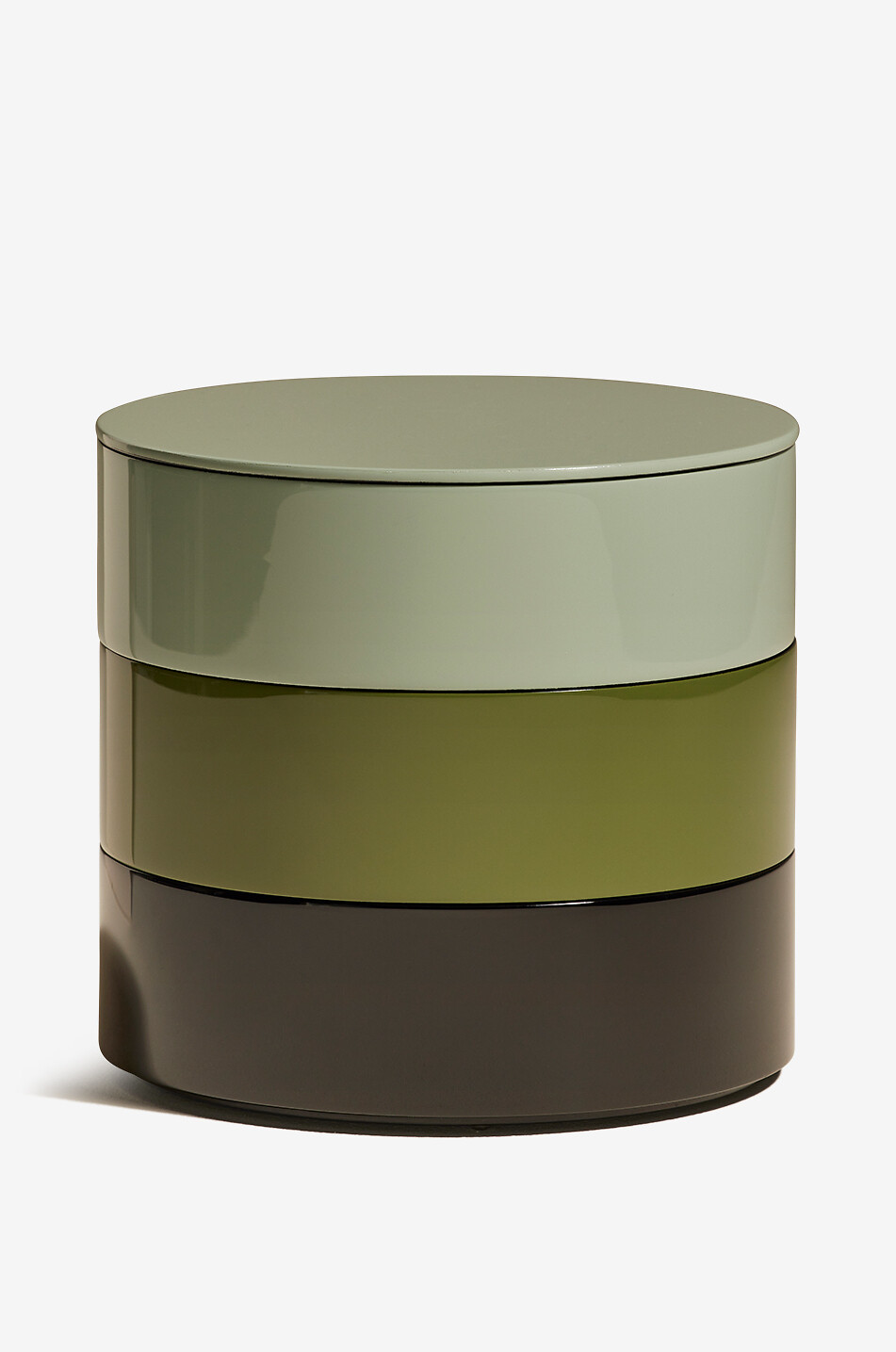 MAISON SARAH LAVOINE Totem - Large Model - lacquered wood large box Home LIGHT GREEN 1