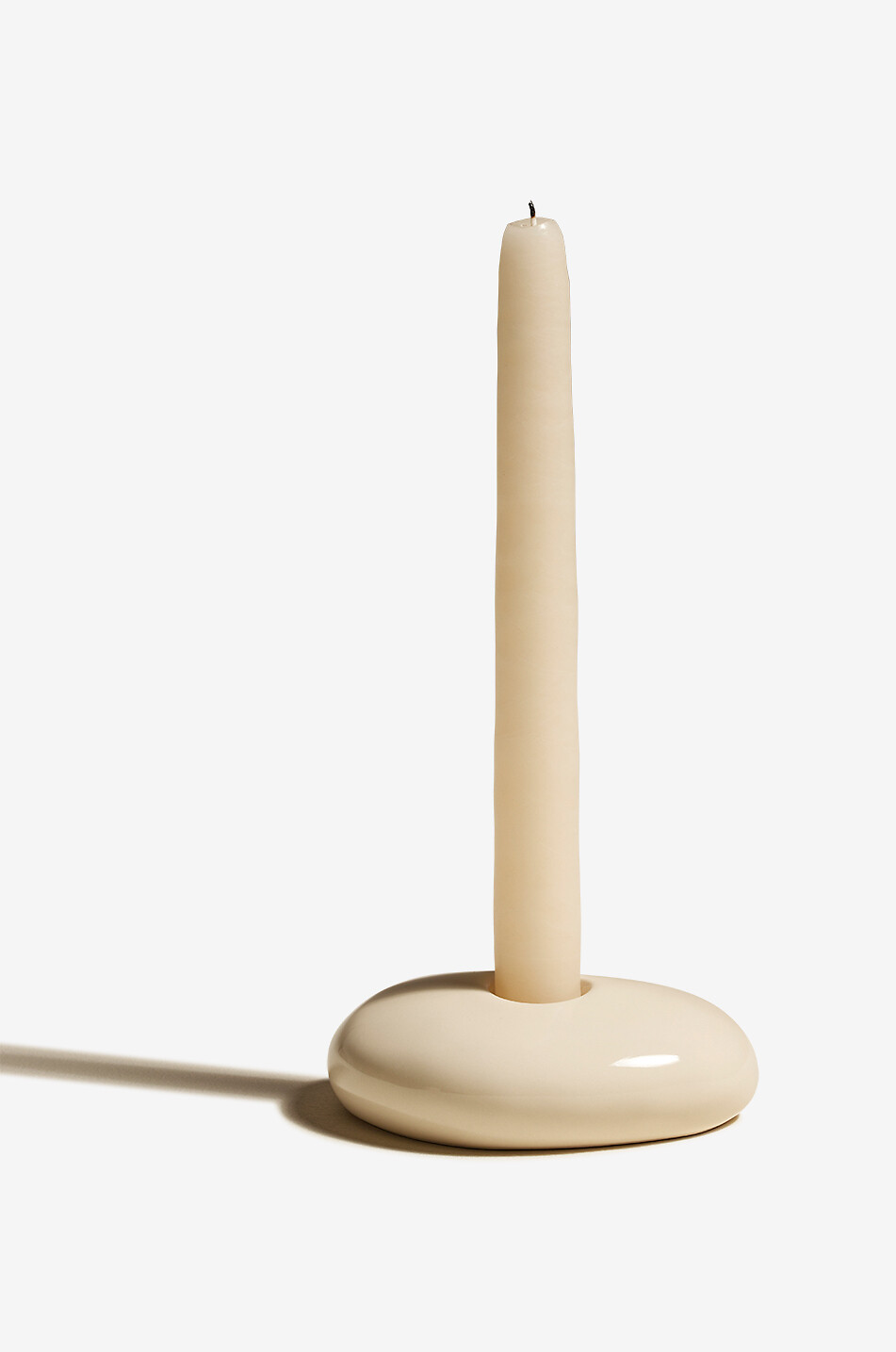 MAISON SARAH LAVOINE Bougeoir en céramique Stone Maison BLANC 2